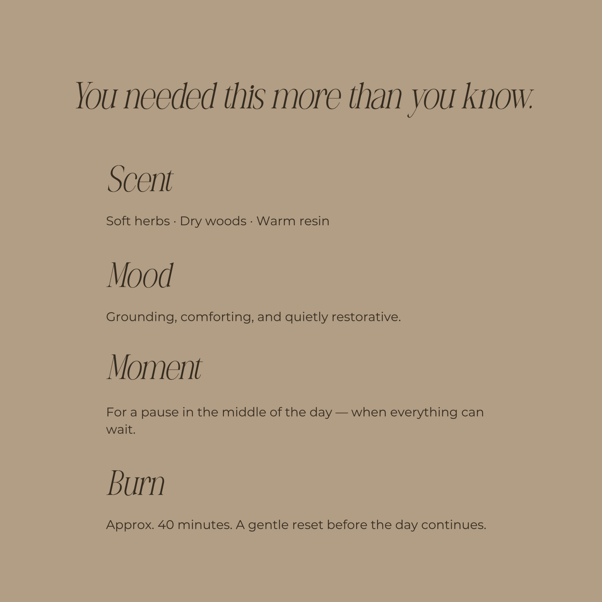 12:00 NOON - SŌEN